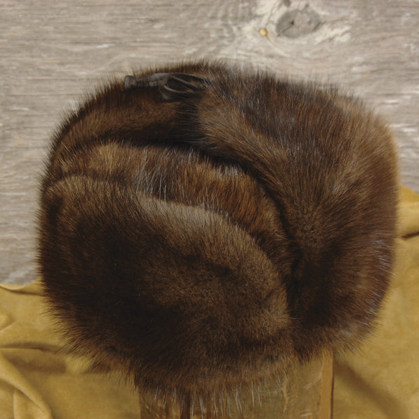 Russian Jockey Muskrat Hat
