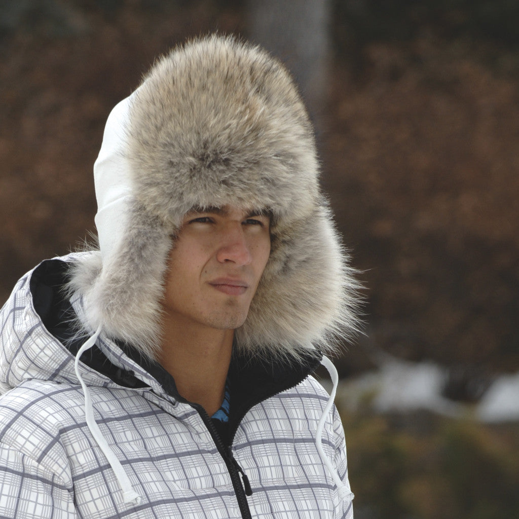 Coyote Mountain Man Hat - winterfurhats