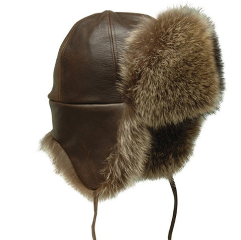 Racoon Leather Aviator